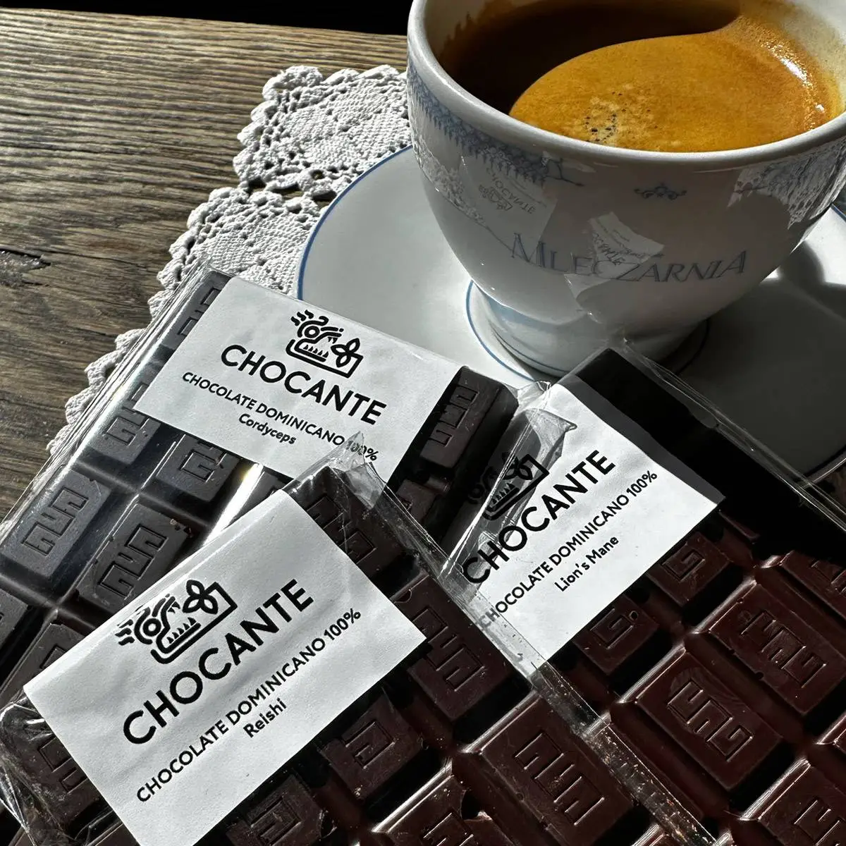 Chocolate Dominicano 100% con Reishi - домініканський шоколад з додаванням рейші 3 Chocolate Dominicano 100% con Reishi - домініканський шоколад з додаванням рейші - Зображення 3