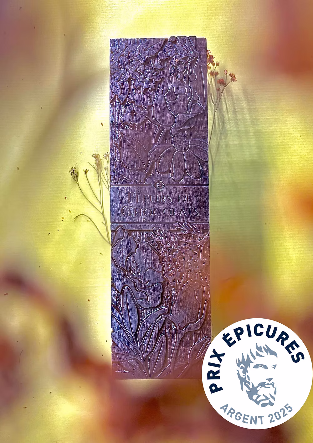 La Fleur d'Artémisia  Enfleurage - 75% Gorzka Czekolada z Kwiatem Artemizji