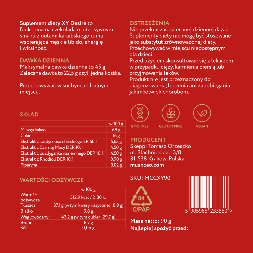 Шоколад, повышающий либидо у мужчин — XY Desire 3 Шоколад, повышающий либидо у мужчин — XY Desire — изображение 3